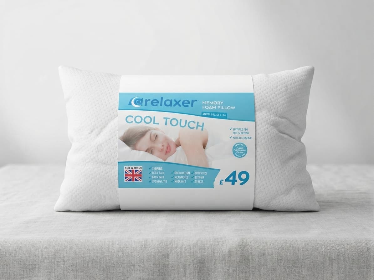 Relaxer Cool-Touch Memory Foam Pillow